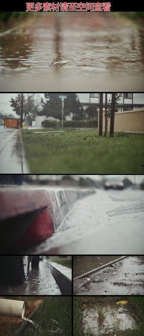 15秒伤感视频素材下雨,15秒情感共鸣的雨夜沉思
